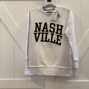 Royce Brand The NashCollection Nashville  Chenille Patch Side Split Crewneck